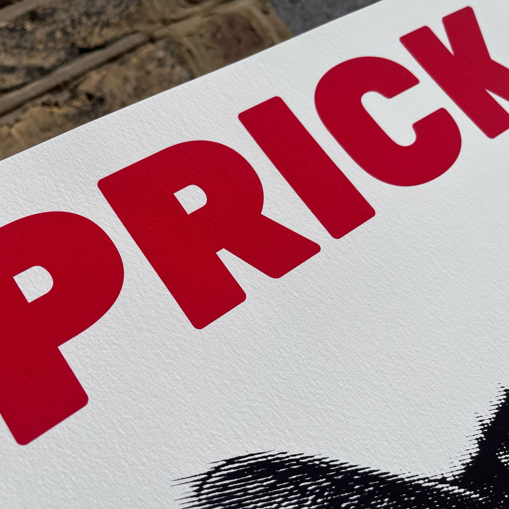 James Ra'ad Ward Funny Art Prints cat art prick close up 2
